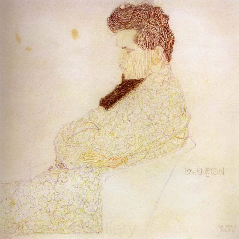 Egon Schiele Portrait of the composer Lowenstein